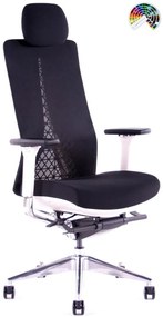 SEGO Kancelárska stolička EGO BLACK & WHITE čalúnenie MECAMED koženka