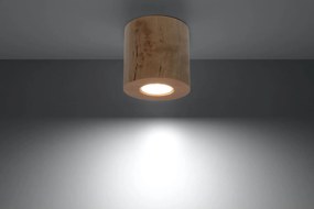 SOLLUX LIGHTING Stropné drevené osvetlenie ORBIS, 1xGU10, 40W