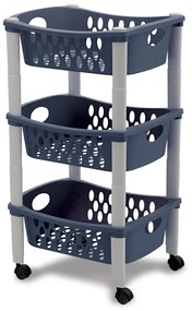 STEFANPLAST Kuchynský vozík Otello, modrý