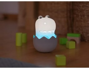 MegaLight - LED RGB Stmievateľná nabíjacia detská dotyková lampa DIGGY DINO LED/5V