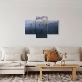Obraz - Les v hmle, Karpaty, Ukrajina (90x60 cm)