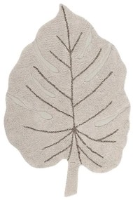Béžový prateľný ručne tkaný bavlnený detský koberec 120x180 cm Monstera Natural – Lorena Canals