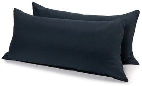 Obliečky na vankúše z mikrovlákna a flanelu, 2 ks