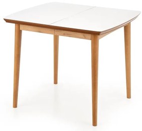 Rozkladací jedálenský stôl NARPES v dekore dub lefkas 90(190)x80x75 cm