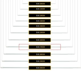 Erga Erga, stropný vešiak na sušenie bielizne 5x170 cm, biela, ERG-SEP-10SUSSUF5PP17