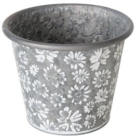Plechový obal na kvetináč Polly - set 2ks