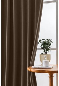 Tmavý zatemňovací záves VELVET 140x270 cm Zavesenie: Riasiaca páska