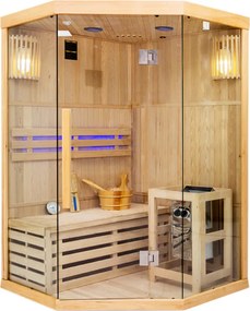BPS-koupelny Fínska sauna Relax HYD-3135 120x120, 1-2 osoby