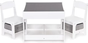 Stolík s dvoma stoličkami, sada detského nábytku