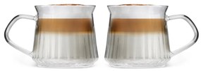 Dvojstenné hrnčeky na cappuccino v súprave 2 ks 320 ml Mia – Vialli Design