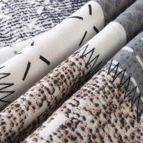 FLANELOVÉ OBLIEČKY FLANELOVE 180X200 CM, 2KS 70X80 CM VZOROVANÉ