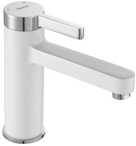 Rea Polo - umývadlová batéria, biela-chrómová, REA-B9941