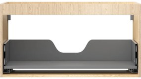 Mexen Box-A, závesná skrinka 90 cm, 1 zásuvka, dub, 91AX0-0900-470-1-81