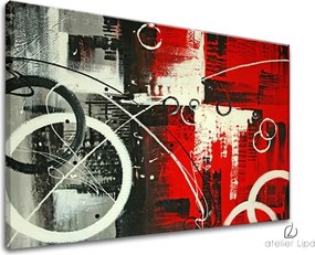 Autorská reprodukcia na plátne ABSTRAKT XOBDO058D1