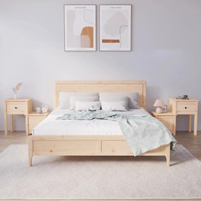 vidaXL Nočné stolíky 2 ks 79,5x38x65,5 cm masívne borovicové drevo