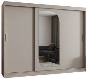 Šatníková skriňa 250 cm Lulu (kašmír). Akcia -41%. Vlastná spoľahlivá doprava až k Vám domov. 1125988