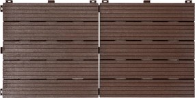 Gumová dlaždica COSMOPOLITAN 30 x 30 cm, hnedá MHEU5100185