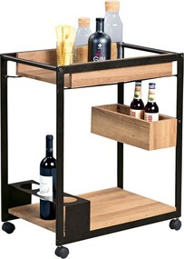 Odkladací/servírovací stolík na kolieskach Kuba