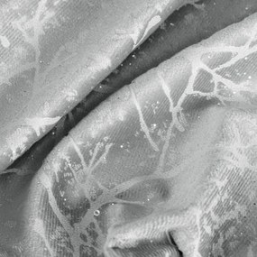 ZÁVES NA PÁSKE AMINA 140X270 CM STRIEBORNÁ