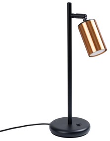 Stolná lampa Winx, 1x medené kovové tienidlo