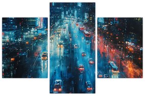 Obraz - Veľkomesto, olejomaľba (90x60 cm)