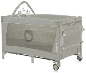 Lionelo - Cestovná postieľka FLOWER Cappuccino