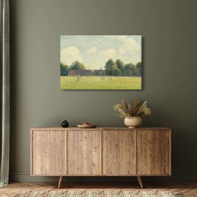 Obraz - Camille Pissarro, Hampton Court Green, reprodukcia (90x60 cm)