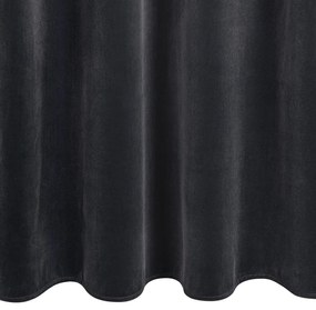 ZATEMŇOVACÍ ZÁVES (100%) NA KRÚŽKOCH NITA 140X250 CM ČIERNA