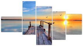 Moderný obraz - mólo