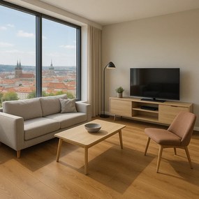 Beaulieu International Group, PVC podlaha - lino Polo 2113, na mieru, šíře 2m,3m,4m, hnedá, pena, detská izba