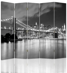 Gario Paraván Brooklynský most v noci Rozmery: 180 x 170 cm, Prevedenie: Klasický paraván