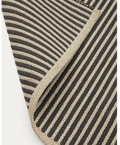 Čierno-béžový vonkajší koberec 160x230 cm Satanca – Kave Home