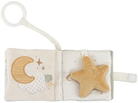 Závesná textilná knižka s aktivitami Newborn Naturals