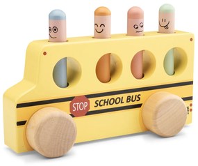 Pop-up - vyskakovacie kolíčky - školský autobus