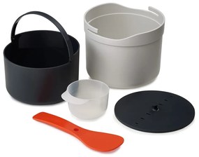 Oranžovo–sivá súprava na prípravu ryže M–Cuisine – Joseph Joseph