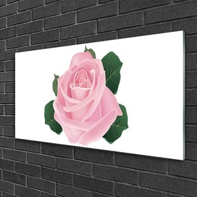 Obraz na skle Ruže kvet rastlina 120x60 cm