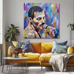 Obraz Freddie Mercury - Legenda pod reflektormi | 100% originál domaľovaný akrylom