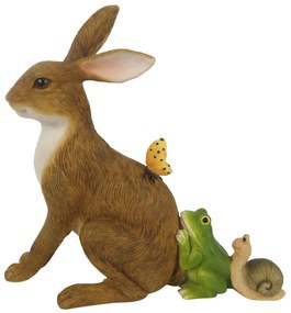 Veľkonočné dekorácie králika so zvieratkami - 14 * 5 * 13 cm