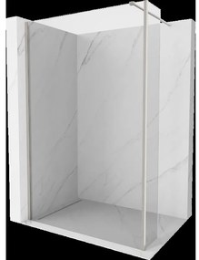 Mexen Kioto sprchová stena Walk-in 145 x 40 cm, transparentná, brúsený nikl - 800-145-212-97-00-040