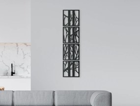 drevko Moderný obraz na stenu Konáre Rozmer obrazu: 65 x 15,5 cm, Farba dekorácie: Čierna