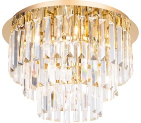 MAXLIGHT C0205 - Stropné svietidlo MONACO 9xG9/40W/230V pr. 42 cm zlatá