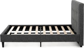 Manželská posteľ sivá 160x200 cm BED-M160 GREY2