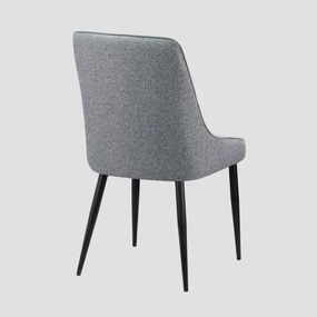 Jedálenská stolička SABOR tmavosivá 737893