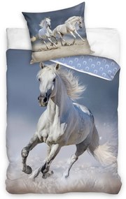 Posteľná bielizeň bavlna Biely kôň