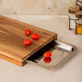 Doska na krájanie MOOKA s kovovou nádobou 761966