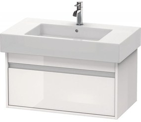 DURAVIT Ketho závesná skrinka pod umývadlo, 1 zásuvka, 800 x 455 x 410 mm, biela vysoký lesk, KT669002222
