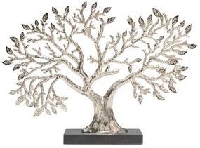 Tree of Life dekorácia strieborná 39 cm