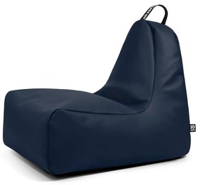 Tmavomodrý sedací vak z imitácie kože Chill XL – So Soft?