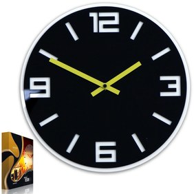 Nástenné hodiny Dixon čierne