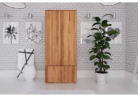 Šatníková skriňa z bukového dreva 90x206 cm Vento 2 - The Beds